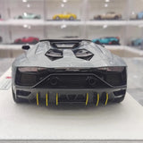 [Make Up] 1:18 Lamborghini 2021 Aventador LP780-4 Ultimae Roadster Gray Model Car Resin