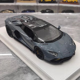 [Make Up] 1:18 Lamborghini 2021 Aventador LP780-4 Ultimae Roadster Gray Model Car Resin
