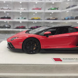 [Make Up] 1:18 Lamborghini 2021 Aventador LP780-4 Ultimae Roadster レッド モデルカー レジン