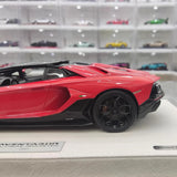 [Make Up] 1:18 Lamborghini 2021 Aventador LP780-4 Ultimae Roadster レッド モデルカー レジン