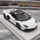 [Make Up] 1:18 Lamborghini 2021 Aventador LP780-4 Ultimae Roadster White Model Car Resin