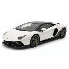 [Make Up] 1:18 Lamborghini 2021 Aventador LP780-4 Ultimae Roadster White Model Car Resin