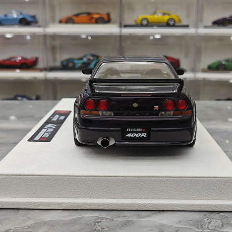 Make Up Nissan 1996 NISMO 400R Purple 1:18 – Resina modello in resina collezionabile