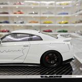 [Make Up] 1:18 Nissan 2007 GT-R R35 Mine's White Model Car Resin