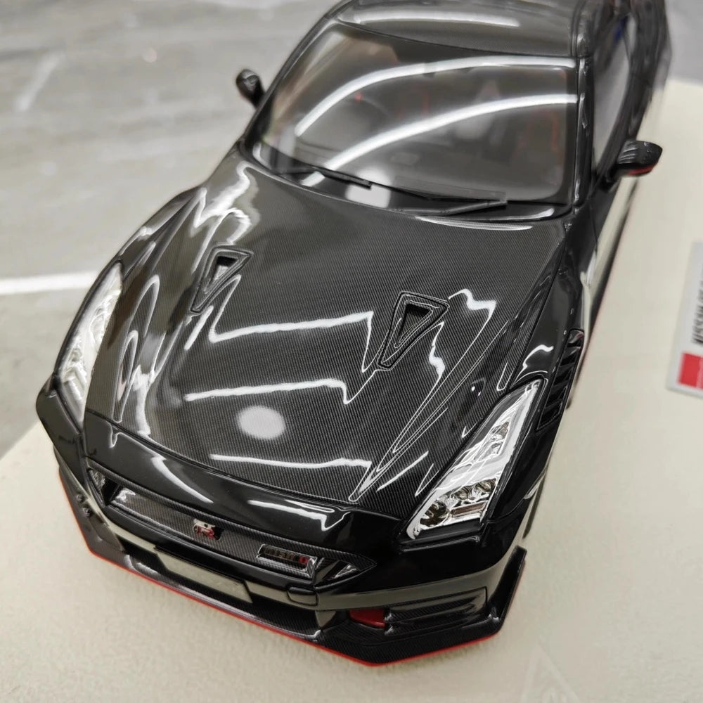 [Make Up] 1:18 Nissan 2024 GT-R R35 Nismo Black Model Car Resin