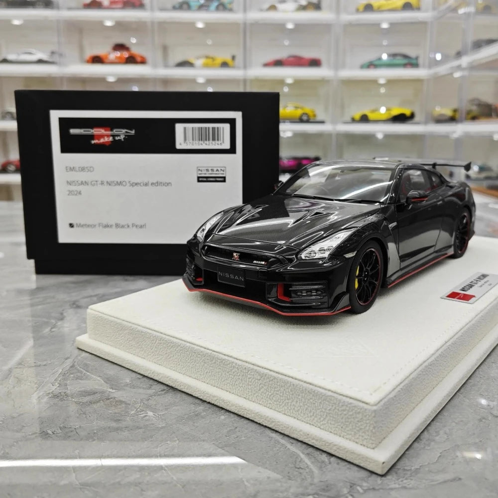 [Make Up] 1:18 Nissan 2024 GT-R R35 Nismo Black Model Car Resin