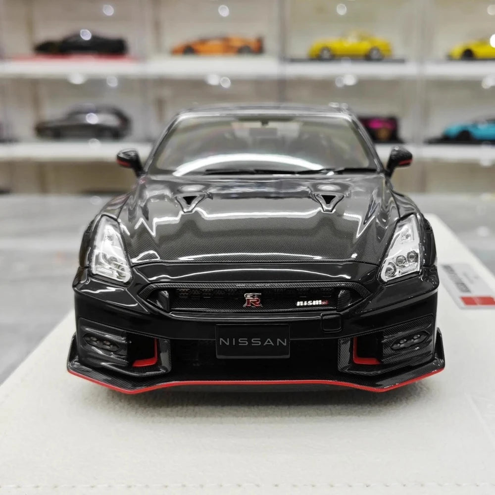 [Make Up] 1:18 Nissan 2024 GT-R R35 Nismo Black Model Car Resin