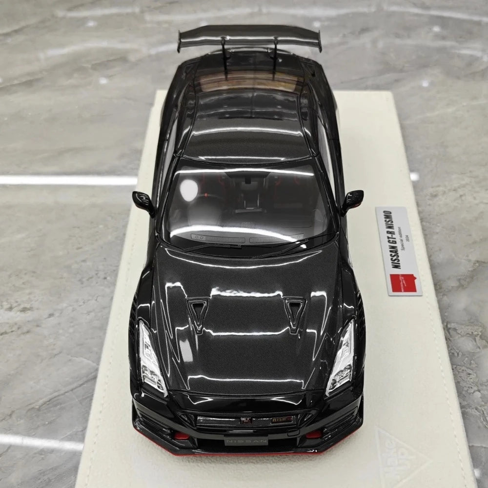 [Make Up] 1:18 Nissan 2024 GT-R R35 Nismo Black Model Car Resin