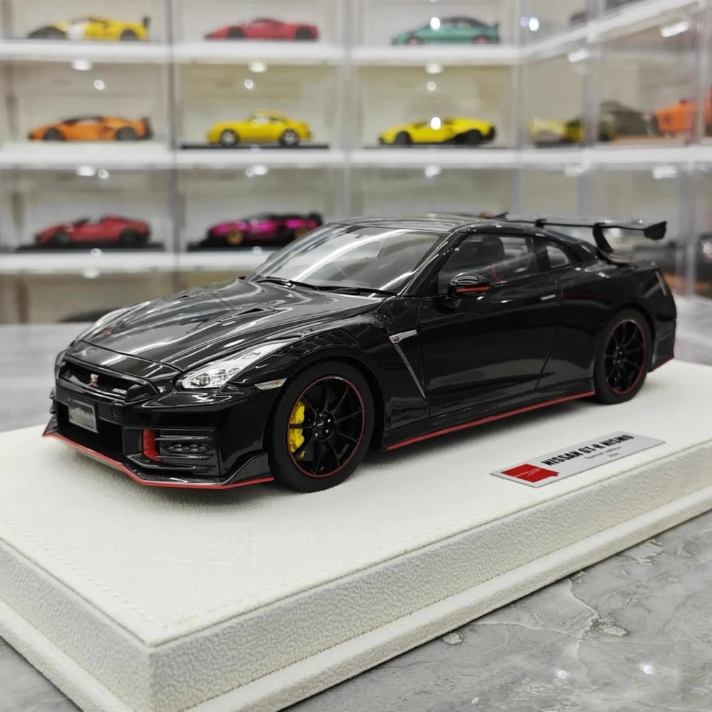 [Make Up] 1:18 Nissan 2024 GT-R R35 Nismo Black Model Car Resin