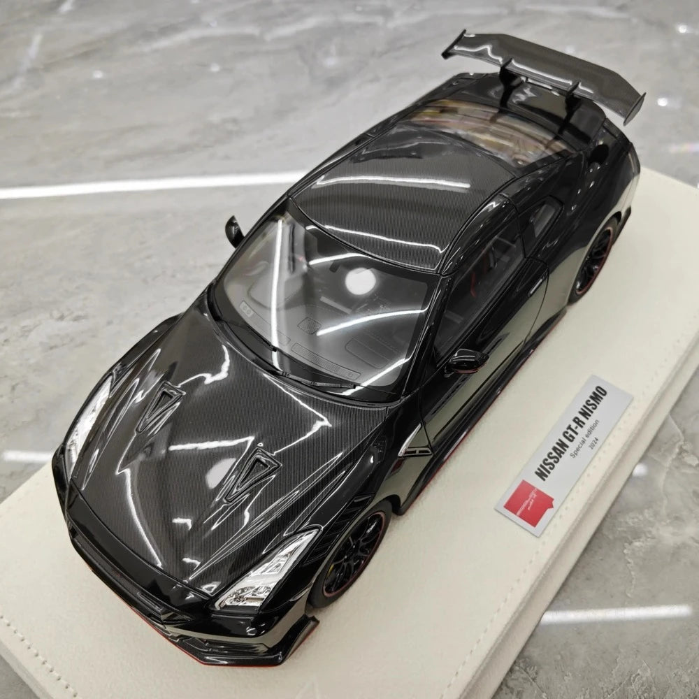 [Make Up] 1:18 Nissan 2024 GT-R R35 Nismo Black Model Car Resin