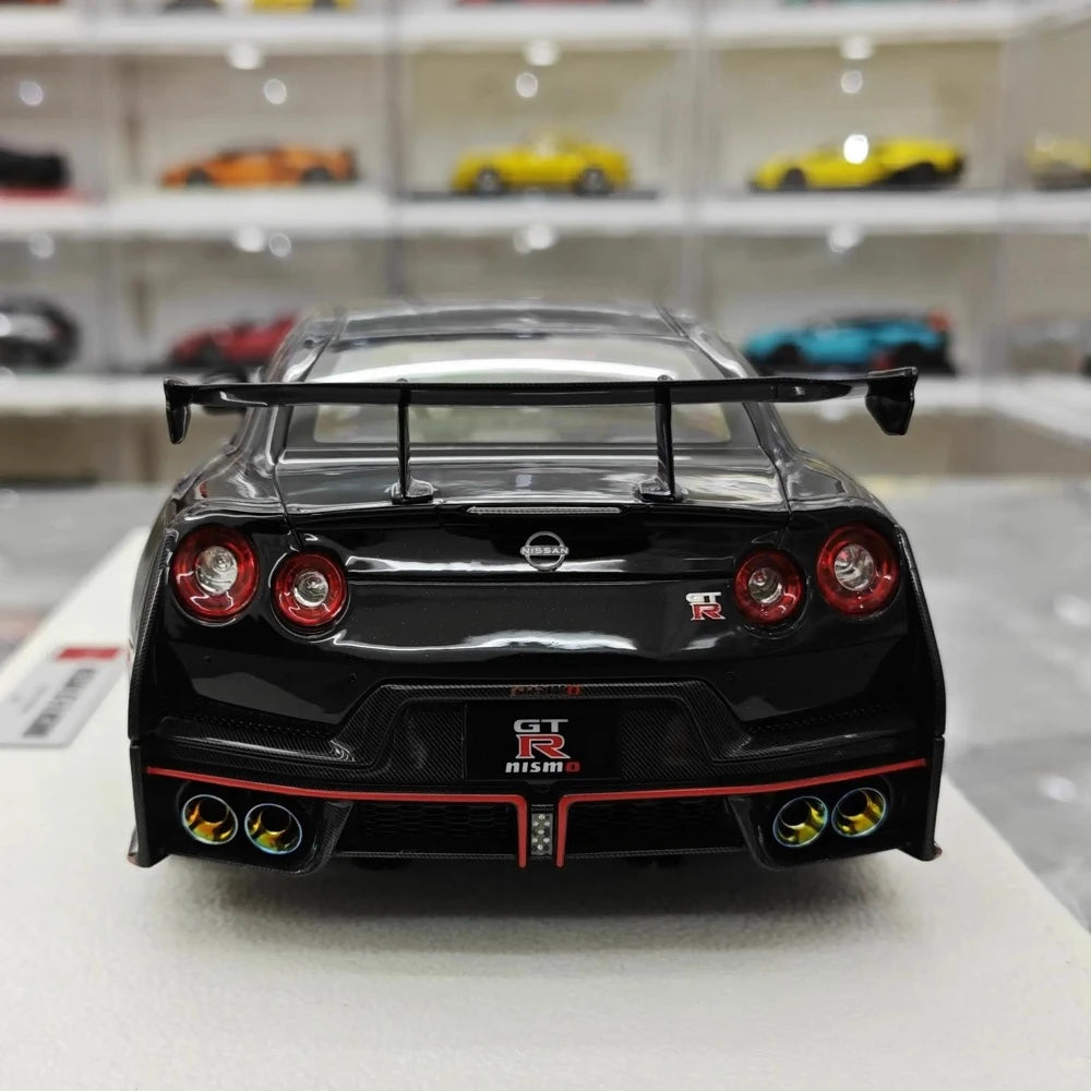 [Make Up] 1:18 Nissan 2024 GT-R R35 Nismo Black Model Car Resin