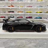 [Make Up] 1:18 Nissan 2024 GT-R R35 Nismo Black Model Car Resin