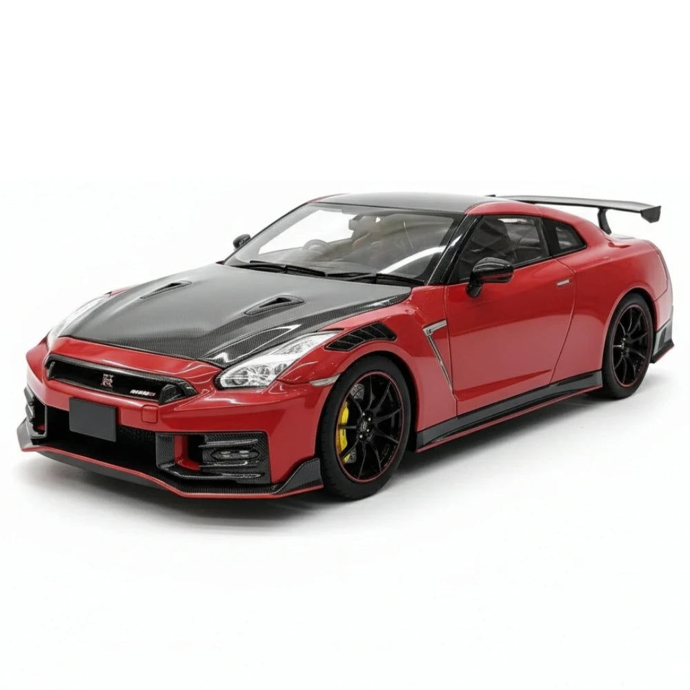 [Make Up] 1:18 Nissan 2022 GT-R R35 Nismo Red Model Car Resin