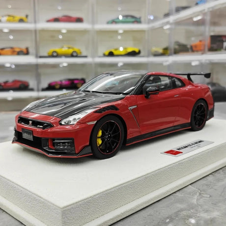 [Make Up] 1:18 Nissan 2022 GT-R R35 Nismo Red Model Car Resin