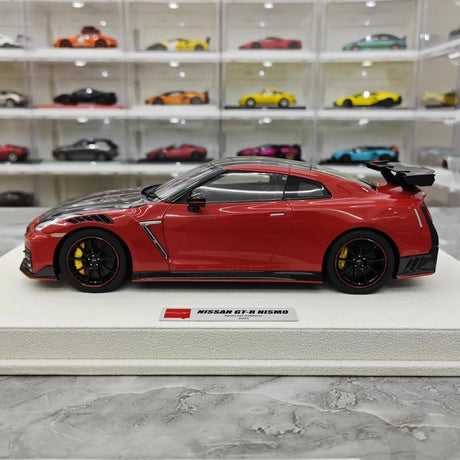 [Make Up] 1:18 Nissan 2022 GT-R R35 Nismo Red Model Car Resin