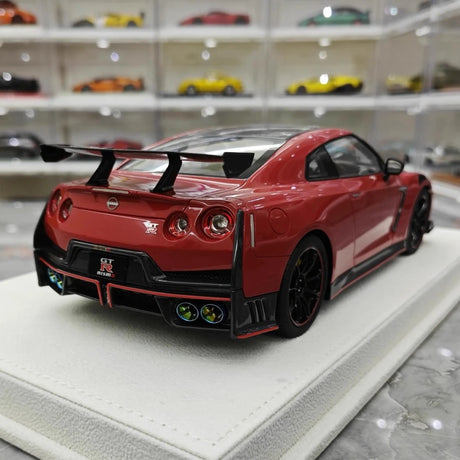 [Make Up] 1:18 Nissan 2022 GT-R R35 Nismo Red Model Car Resin