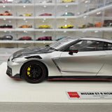 [Make Up] 1:18 Nissan 2024 GT-R R35 Nismo Silver Model Car Resin