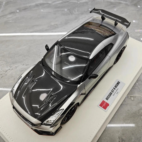 [Make Up] 1:18 Nissan 2024 GT-R R35 Nismo Silver Model Car Resin
