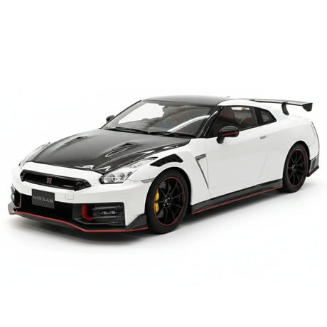 [Make Up] 1:18 Nissan 2024 GT-R R35 Nismo White Model Car Resin