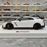 [Make Up] 1:18 Nissan 2024 GT-R R35 Nismo valkoinen pienoismalli Hartsi