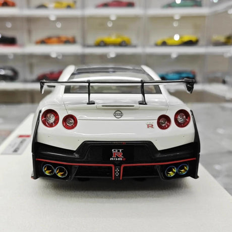 [Make Up] 1:18 Nissan 2024 GT-R R35 Nismo White Model Car Resin