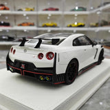 [Make Up] 1:18 Nissan 2024 GT-R R35 Nismo valkoinen pienoismalli Hartsi