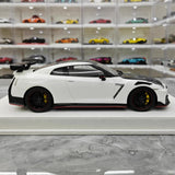 [Make Up] 1:18 Nissan 2024 GT-R R35 Nismo valkoinen pienoismalli Hartsi
