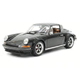 [Make Up] 1:18 Porsche 1990 Singer 911 964 Targa Miniatura Metallica Nera in Resina