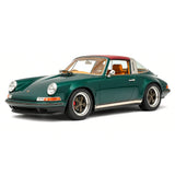 [Make Up] 1:18 Porsche 1990 Singer 911 964 Targa Green Model Car Resin