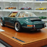 [Make Up] 1:18 Porsche 1990 Singer 911 964 Targa Green Model Car Resin