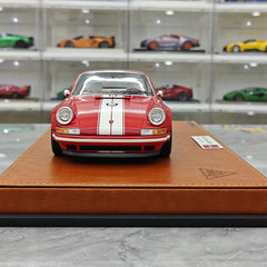 [Make Up] 1:18 Porsche 1990 Singer 911 964 Targa Red Model Car Resin
