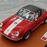 [Make Up] 1:18 Porsche 1990 Singer 911 964 Targa Red Model Car Resin