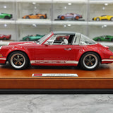 [Make Up] 1:18 Porsche 1990 Singer 911 964 Targa Red Model Car Resin