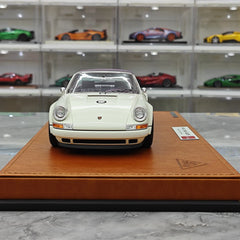 [Make Up] 1:18 Porsche 1990 Singer 911 964 Targa White Model Car Resin