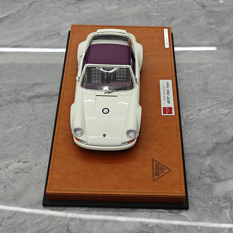 [Make Up] 1:18 Porsche 1990 Singer 911 964 Targa White Model Car Resin