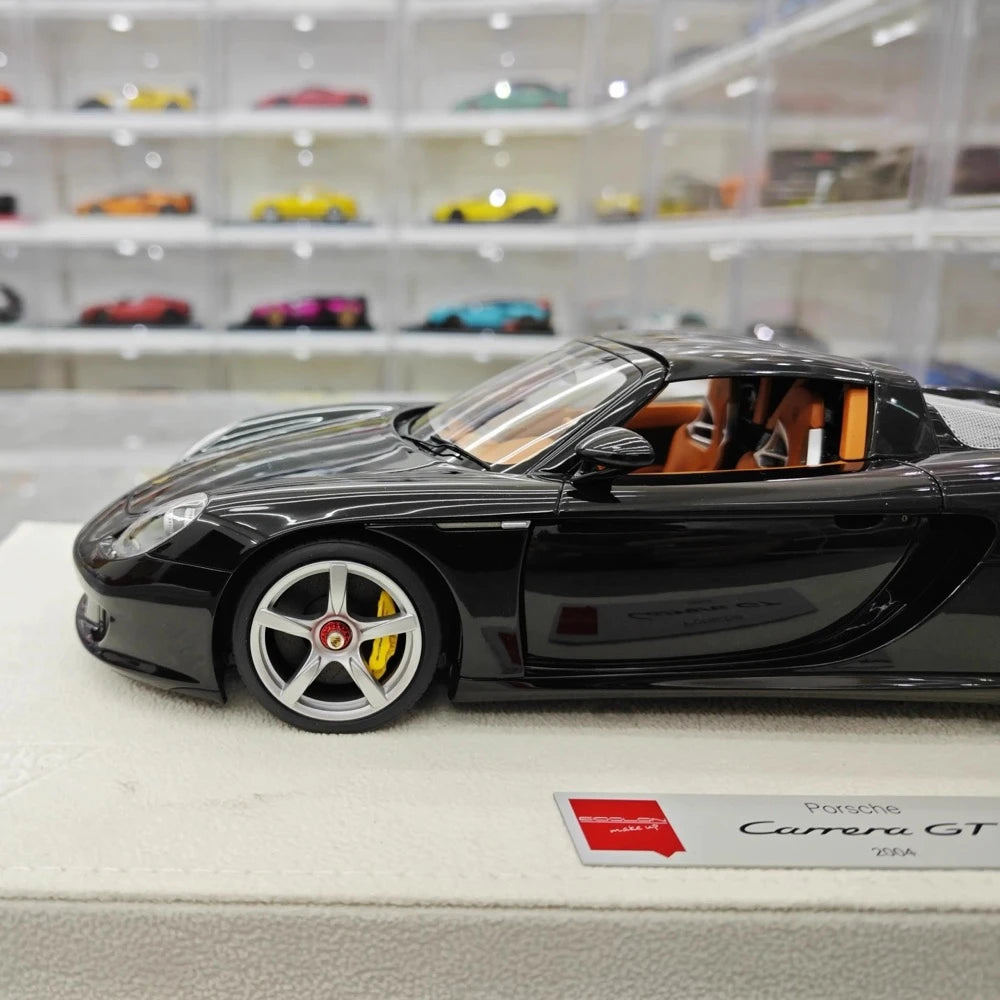 [Make Up] 1:18 Porsche 2004 Carrera GT Black Model Car Resin
