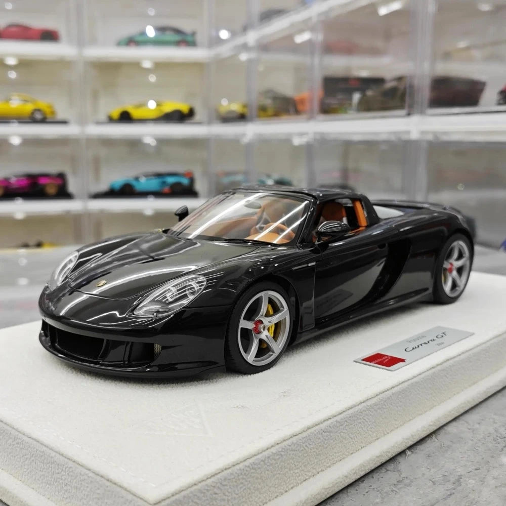 [Make Up] 1:18 Porsche 2004 Carrera GT Black Model Car Resin
