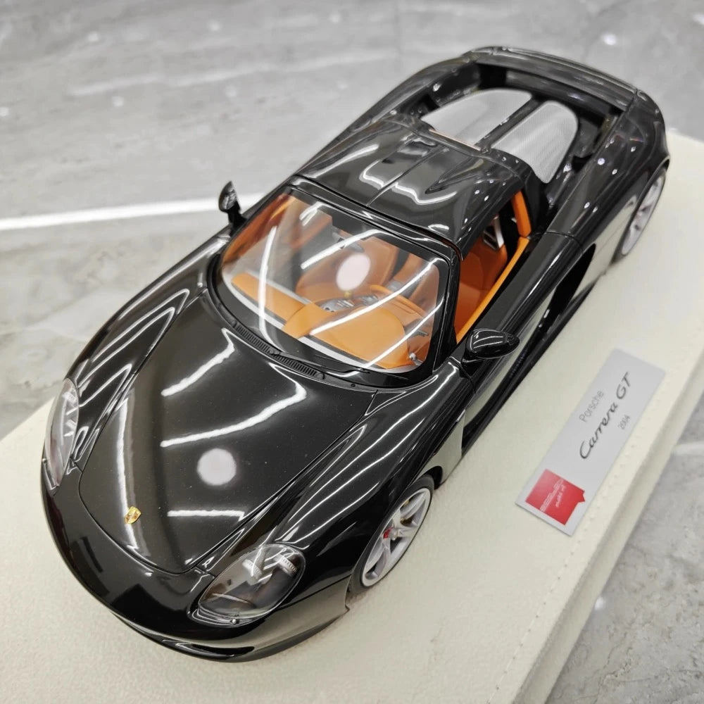 [Make Up] 1:18 Porsche 2004 Carrera GT Black Model Car Resin