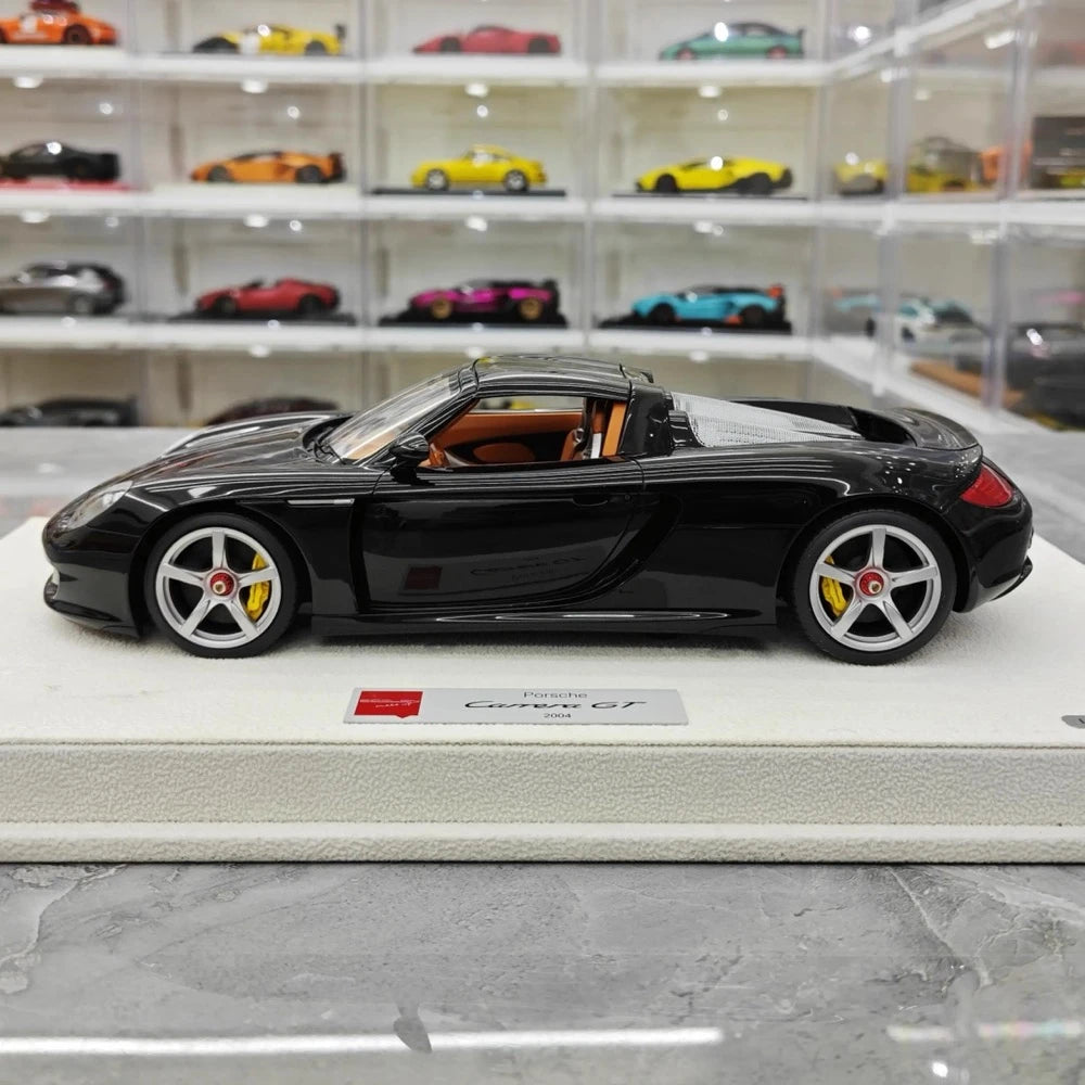 [Make Up] 1:18 Porsche 2004 Carrera GT Black Model Car Resin