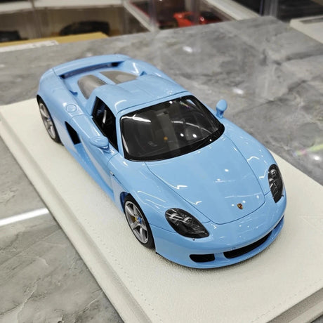 [Make Up] 1:18 Porsche 2004 Carrera GT bleu voiture miniature Resin