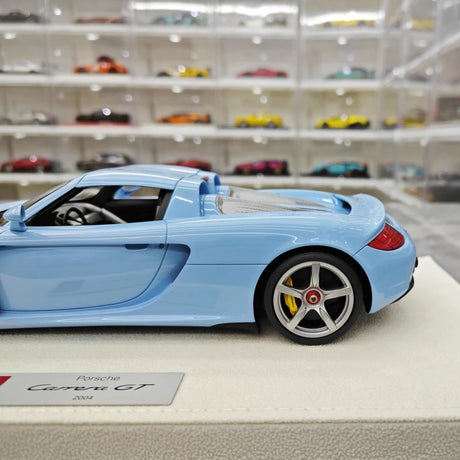 [Make Up] 1:18 Porsche 2004 Carrera GT bleu voiture miniature Resin