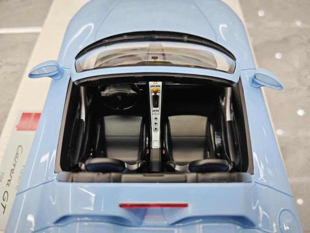 [Make Up] 1:18 Porsche 2004 Carrera GT Blue Model Car Resin