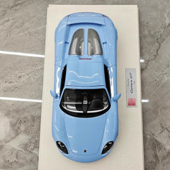 [Make Up] 1:18 Porsche 2004 Carrera GT Blue Model Car Resin