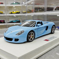 [Make Up] 1:18 Porsche 2004 Carrera GT Blue Model Car Resin