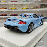 [Make Up] 1:18 Porsche 2004 Carrera GT Blue Model Car Resin