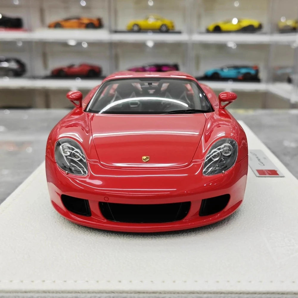 [Make Up] 1:18 Porsche 2004 Carrera GT Red Model Car Resin