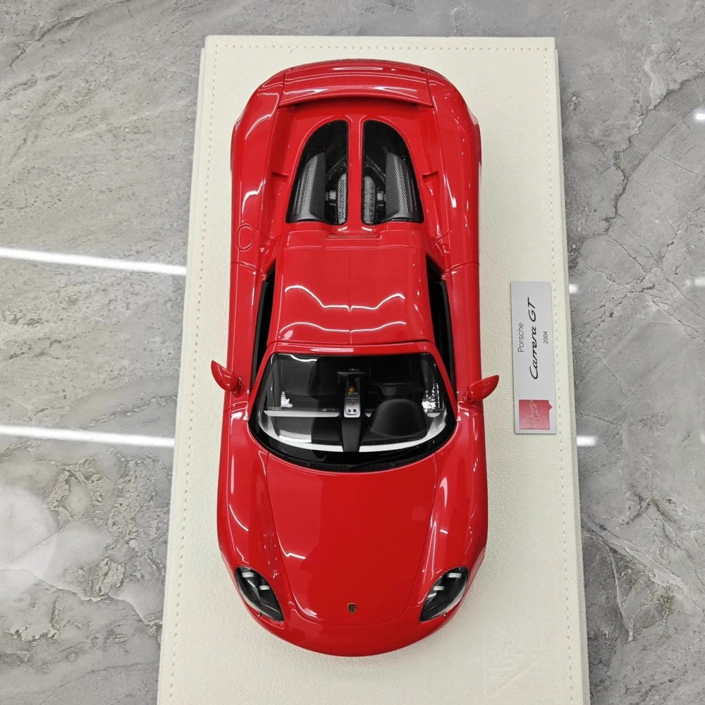 [Make Up] 1:18 Porsche 2004 Carrera GT Red Model Car Resin