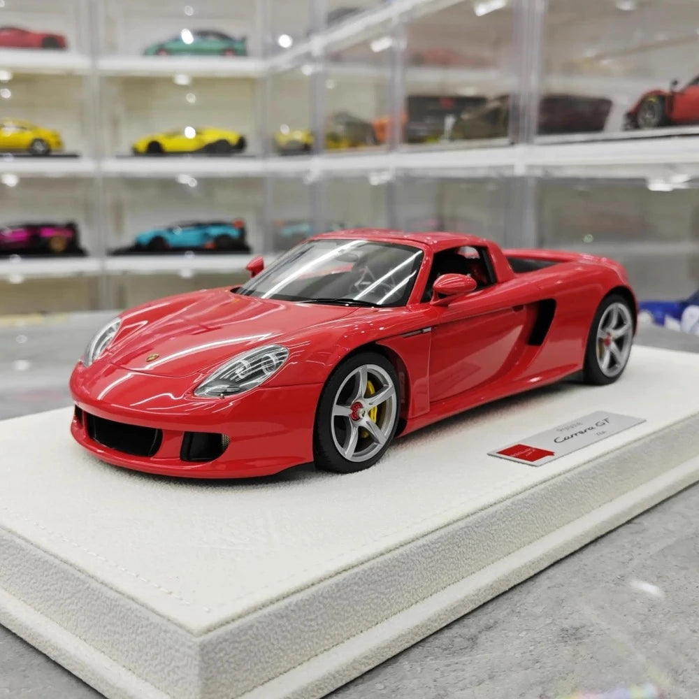[Make Up] 1:18 Porsche 2004 Carrera GT Red Model Car Resin