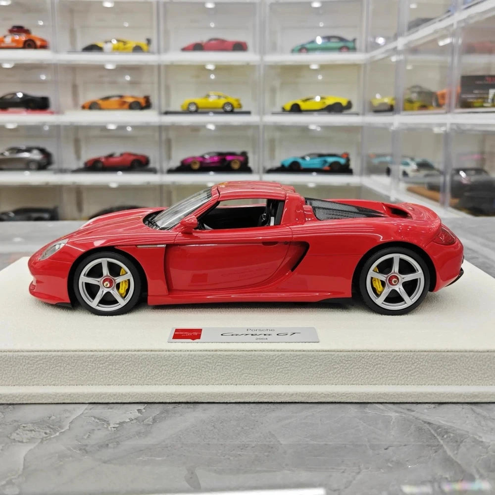 [Make Up] 1:18 Porsche 2004 Carrera GT Red Model Car Resin