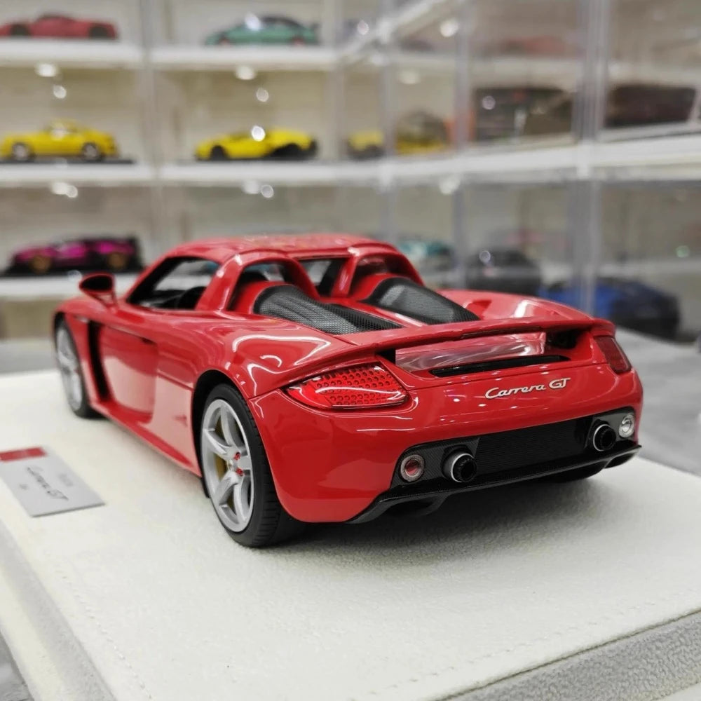 [Make Up] 1:18 Porsche 2004 Carrera GT Red Model Car Resin